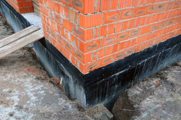 Brick Foundation Waterproofing in Mason